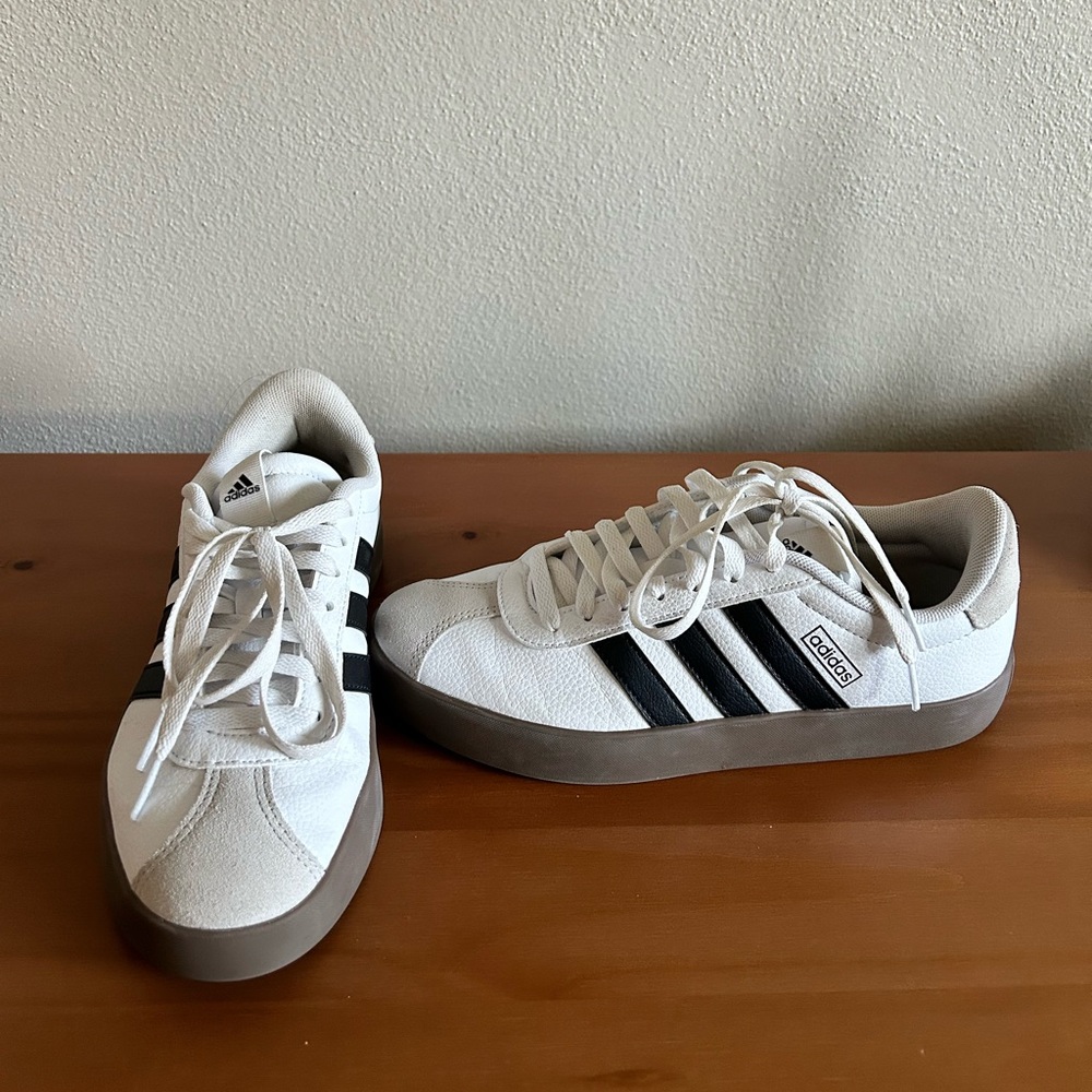 Adidas White and Black Women's Athletic Shoes